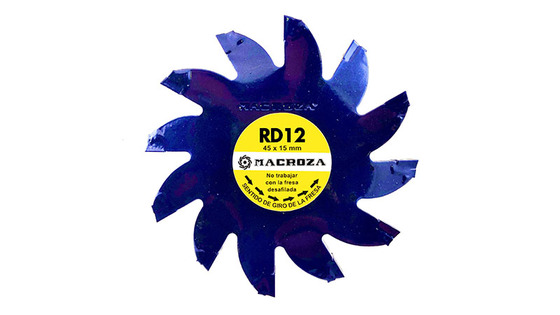 Фреза RD12, 15×45 мм