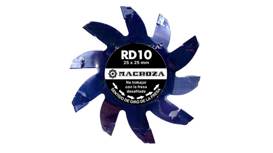 Фреза RD10, 25×25 мм